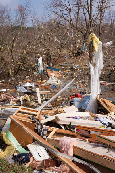 Tornado 15 home beschädigt Oregon 2012 Stock foto © gabes1976