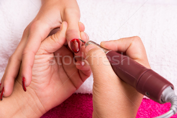 Nail file and cut. Stock photo © gabor_galovtsik