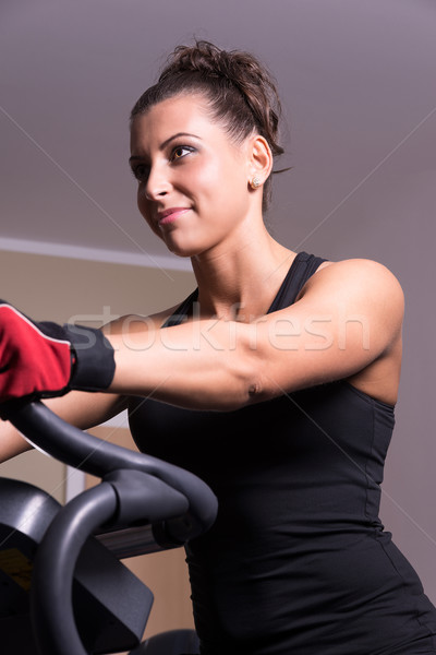 Indoor bicycle Stock photo © gabor_galovtsik