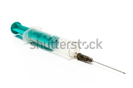 Dirty used glass syringe Stock photo © gavran333