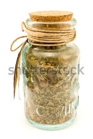 Spices in glass bottles Stock photo © gavran333