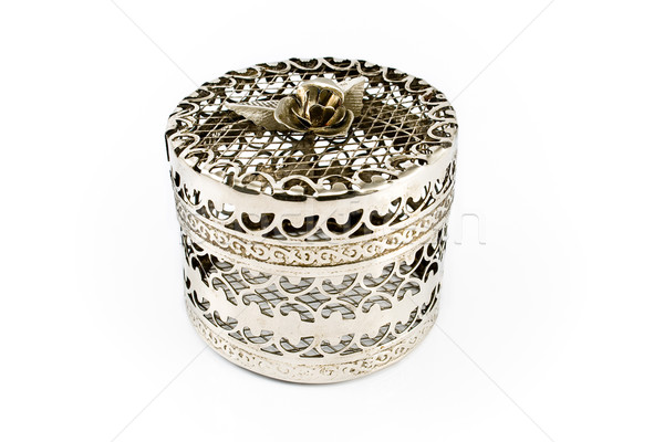 Silver jewelry box Stock photo © gavran333