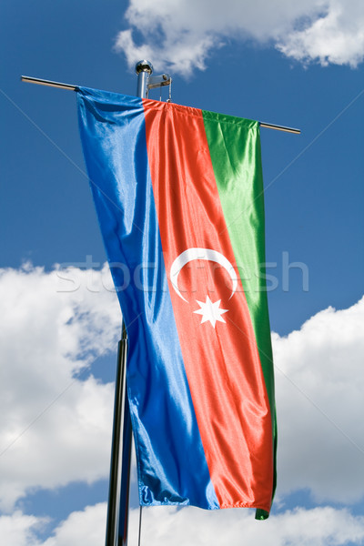 Azerbaijani flag Stock photo © gavran333