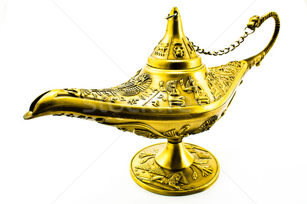 Stock photo: Aladdin`s  magic genie  lamp