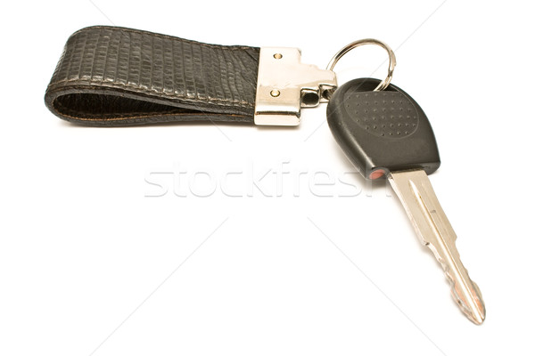 Car key with leather pendant Stock photo © gavran333