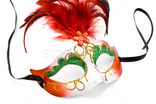 Carnival mask with feathers and diamond  Stock photo © gavran333