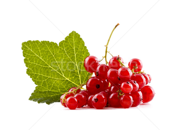 [[stock_photo]]: Fraîches · rouge · isolé · blanche · fruits · nature