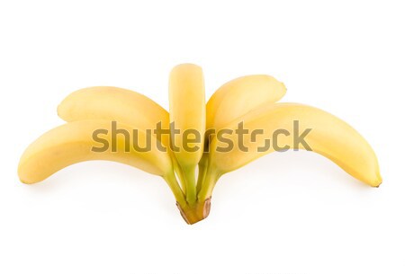 [[stock_photo]]: Bananes · fruits · cinquième · exotique · isolé