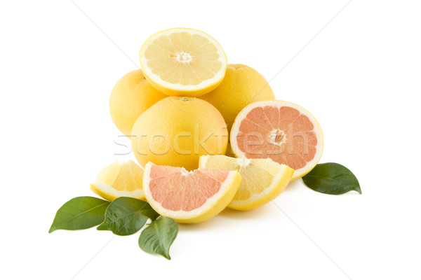 Foto stock: Branco · vermelho · fresco · isolado · natureza · fruto