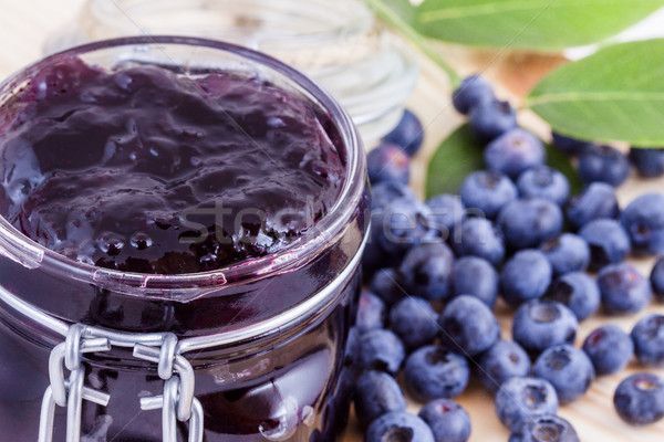 Jam of blueberries fruits Stock photo © Gbuglok