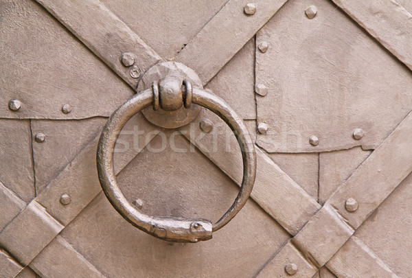 Steel knocker Stock photo © Gbuglok