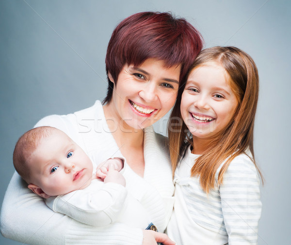 Mère bébés souriant cute enfants amour [[stock_photo]] © GekaSkr