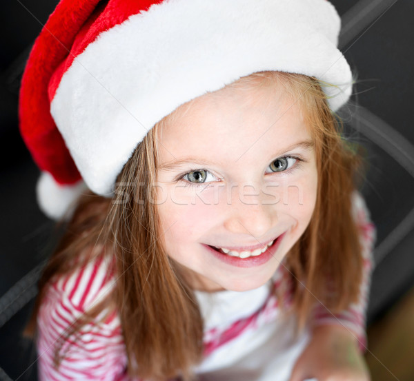 Petite fille chapeau portrait belle heureux [[stock_photo]] © GekaSkr