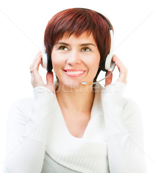 Joli Homme casque jeunes [[stock_photo]] © GekaSkr