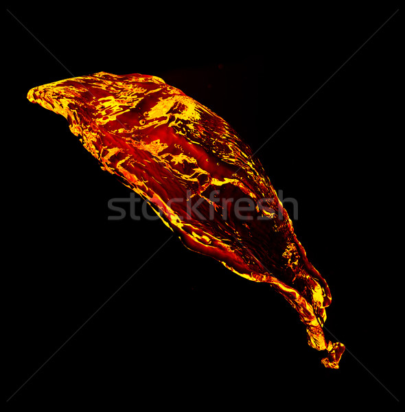 商业照片: 飞溅 · 火热 · 液体 · 黑色 ·火· 抽象