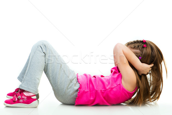 Stock photo: girl gymnast