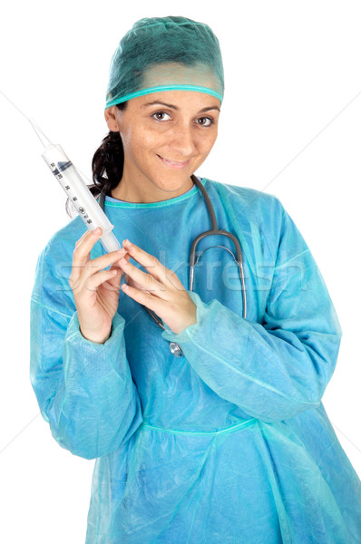 attractive lady doctor Stock photo © Gelpi