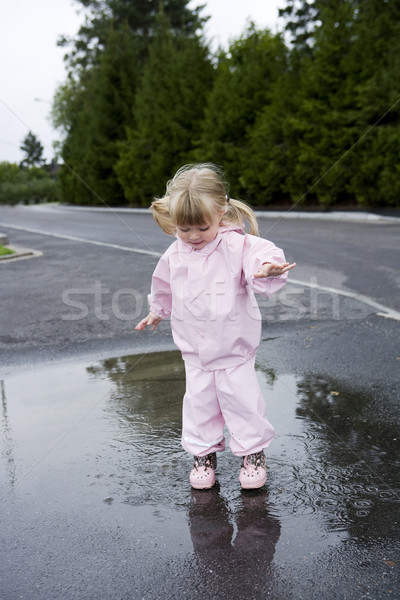 Baby Girl outdoor Stock photo © gemenacom