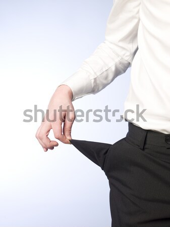 Vide poche shirt doigts [[stock_photo]] © gemenacom