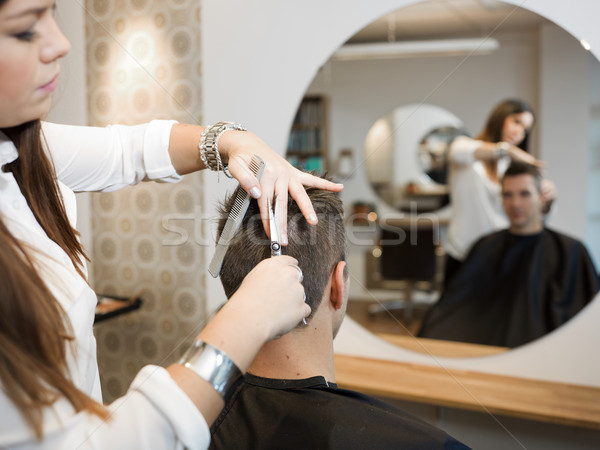 Hair salon situation Stock photo © gemenacom