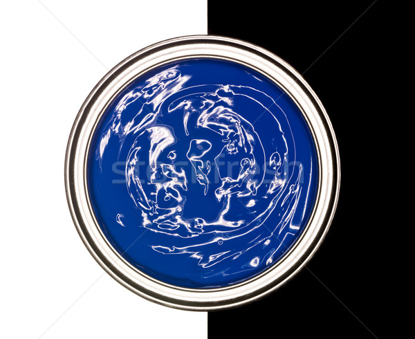 Blue Paint can Stock photo © gemenacom