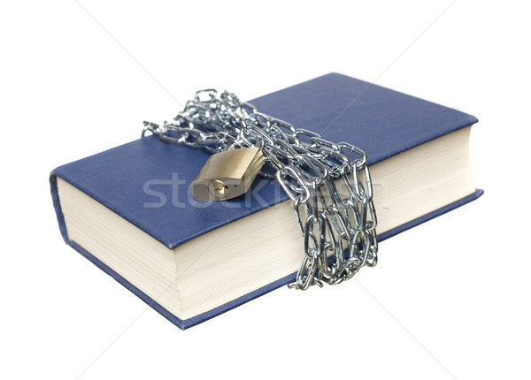 Book with a chain and lock Stock photo © gemenacom