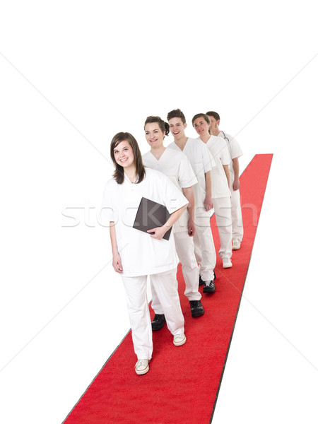 Medical Team on a red Carpet Stock photo © gemenacom