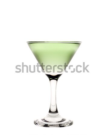 Cocktail glas groene vloeibare drinken witte Stockfoto © gemenacom