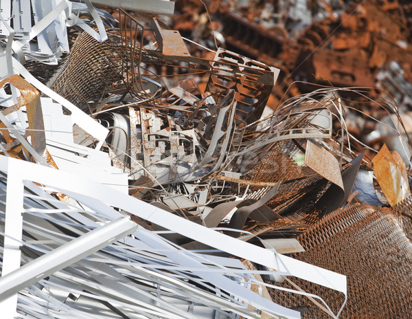 Rusty scrap metal in a junkyard Stock photo © gemenacom