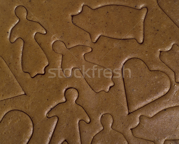 Unbaked gingerbread Stock photo © gemenacom