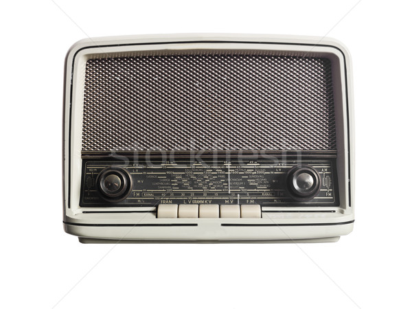 Stock photo: Vintage radio