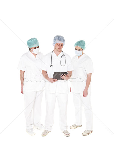 Médecin isolé blanche hommes équipe [[stock_photo]] © gemenacom