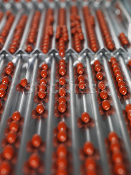 Gyógyszeripar orvosi tabletták gyártás vonal orvos Stock fotó © gemenacom