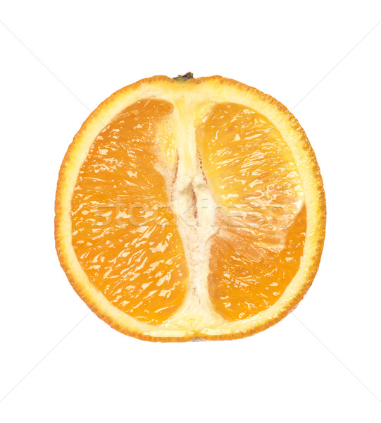 Laranja cortar metade isolado branco comida Foto stock © gemenacom