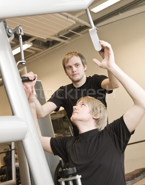 Man instructing Stock photo © gemenacom