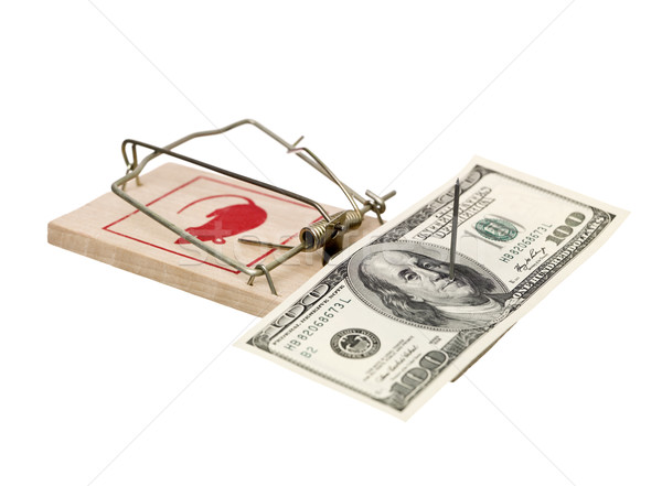 Mousetrap with dollars Stock photo © gemenacom