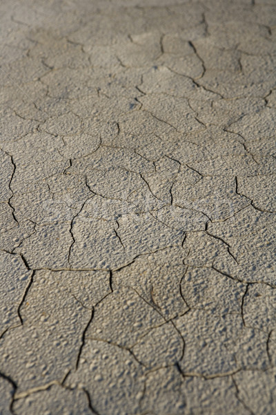 Stockfoto: Gebarsten · grond · full · frame · natuur · woestijn · patroon