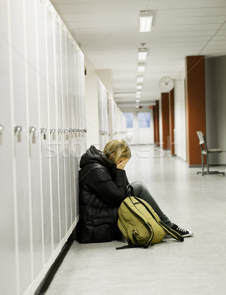 Young woman getting bullied at school Stock photo © gemenacom