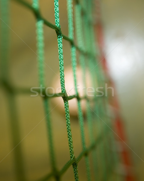 Net közelkép részlet zöld gól közelkép Stock fotó © gemenacom