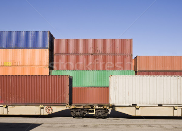 Stock photo: Cargo Containers