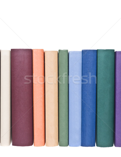 Stock photo: Books in a row