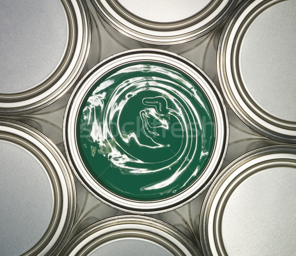 Green Paint can Stock photo © gemenacom