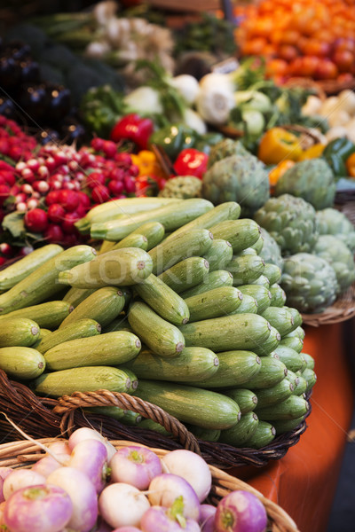 Scene at a Vegetable market in Paris Stock photo © gemenacom