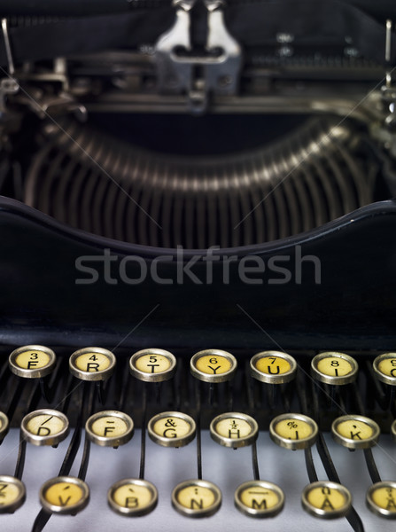 Vintage typewriter close up Stock photo © gemenacom