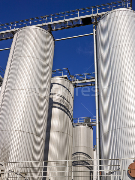Silo towards blue sky Stock photo © gemenacom