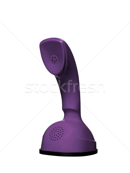 Purple Vintage Cobra Telephone isolated on white background Stock photo © gemenacom