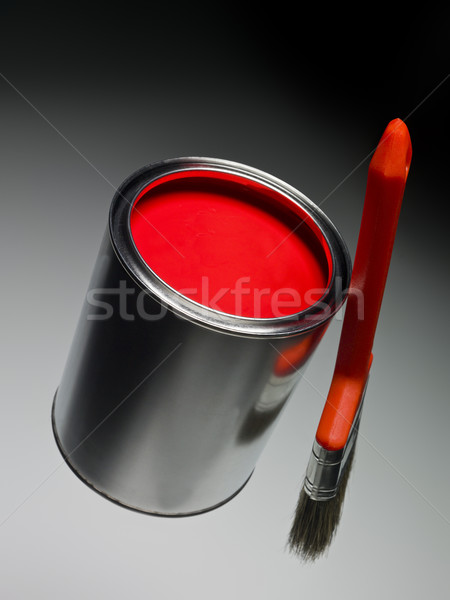 Red Paint can Stock photo © gemenacom