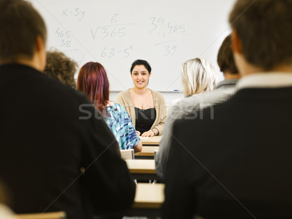 Stock photo: Teacher in classroom