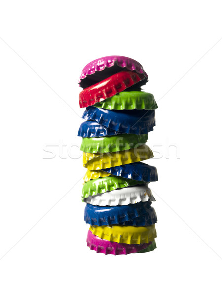 Staple of bottlecaps Stock photo © gemenacom
