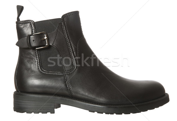 Fekete cipő izolált fehér ruházat csizma Stock fotó © gemenacom